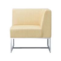 フリーリー左アームイス　ＣＲ　脚部クロームメッキ　張地ランクＡにての価格