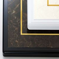 ＳＴー０１０　W９００　メラミン化粧板（真鍮入り）天板　３色より選択