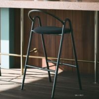 ピロッテ　カウンタ―チェア（スチールフレーム）　張地Aランク価格