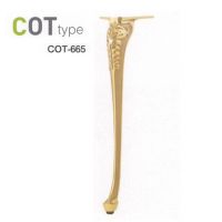 ＣＯＴー６６５　ゴールド塗装　アルミ鋳物　　　１本の価格　　テーブル脚